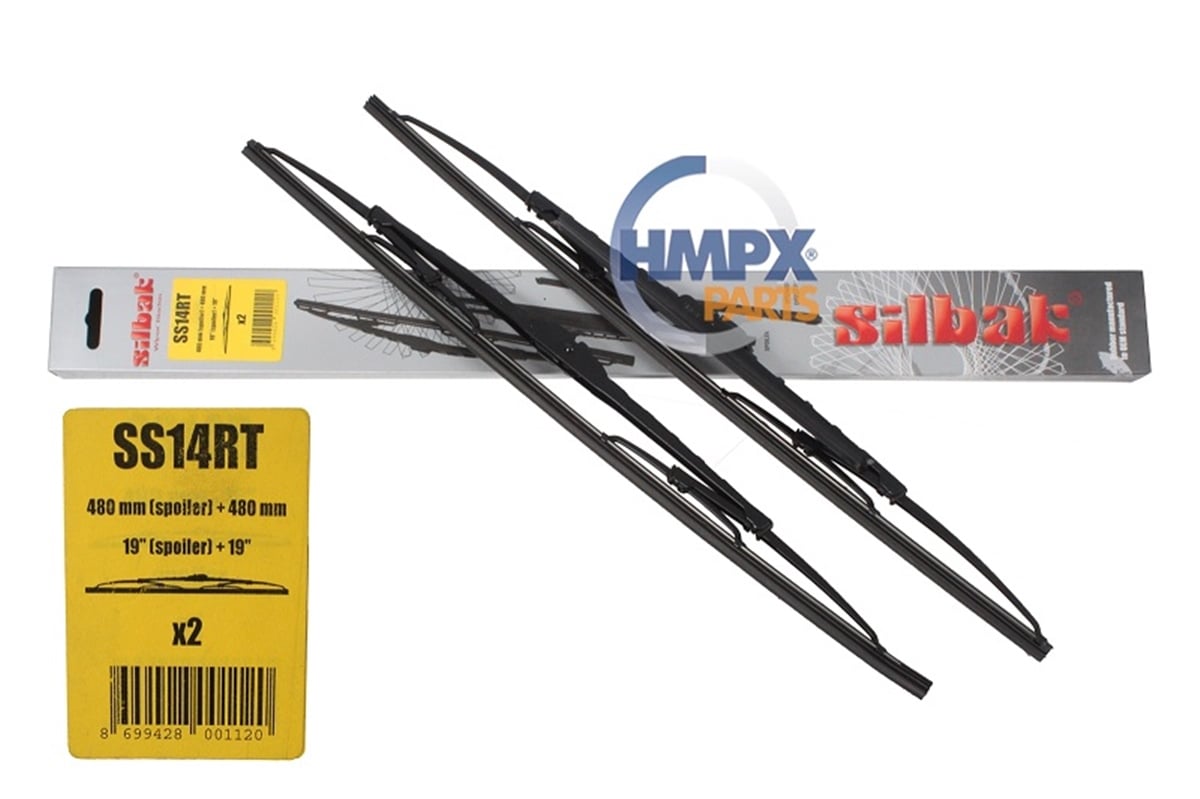 YEDEK PARÇAFIESTA  95>02 ÖN SİLECEK SÜPÜRGE TAKIM : METAL TİP (480 MM+480 M SIL GS6J S17528 BA SS14RTPARCAWORLDSIL GS6J S17528 BA