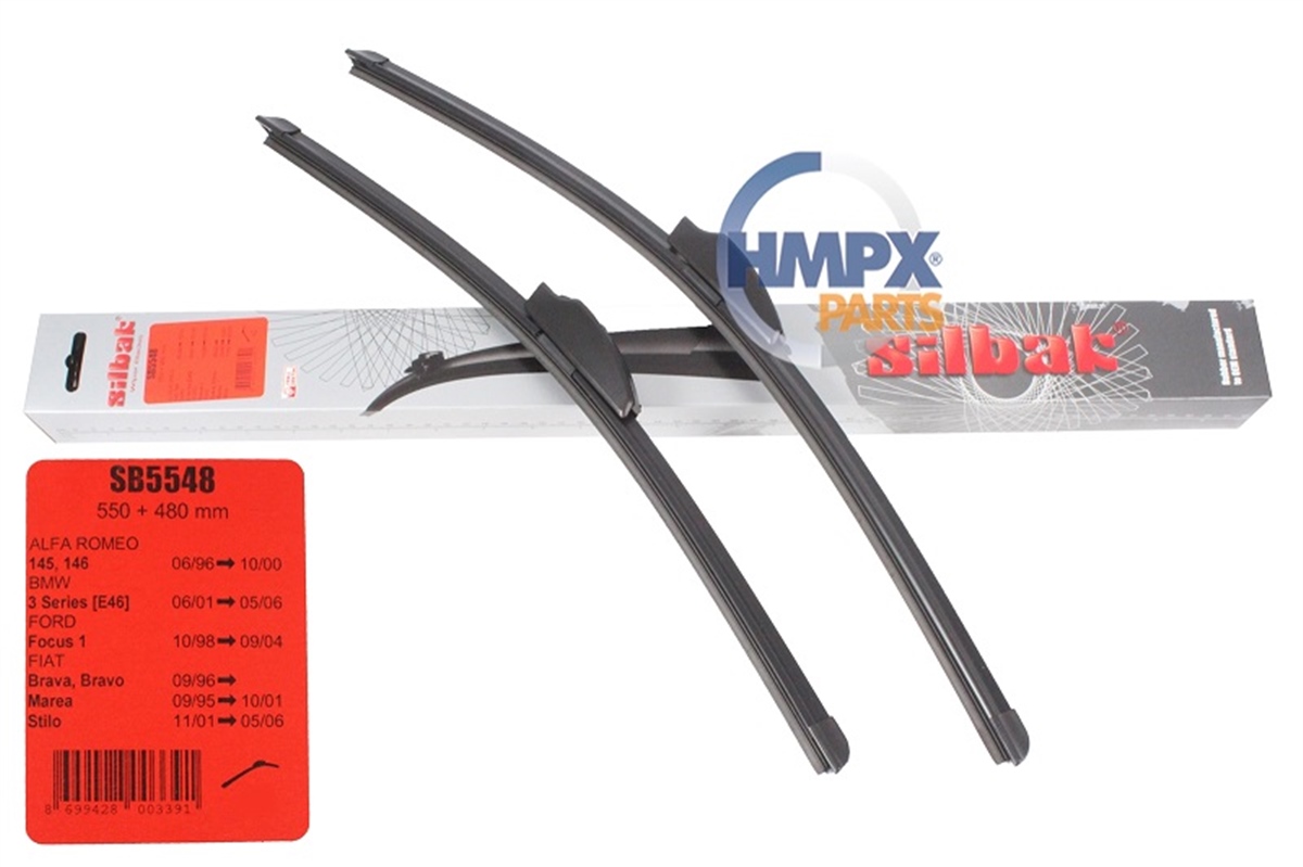 YEDEK PARÇAFOCUS  98>05 ÖN SİLECEK SÜPÜRGE TAKIM : MUZ TİPİ (550 MM+480 MM SIL GS4J S17528 AA SB5548PARCAWORLDSIL GS4J S17528 AA