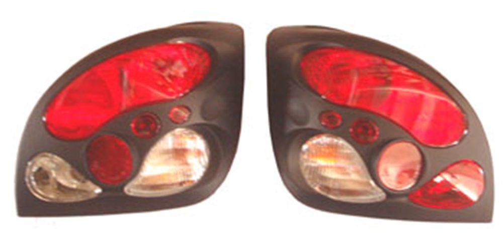 YEDEK PARÇAFord Fıesta- 00/02 Modifiye Stop Lambası Sağ/Sol Set 2 Parça Siyah/Kırmızı/Beyaz -MEYDAN805-1531