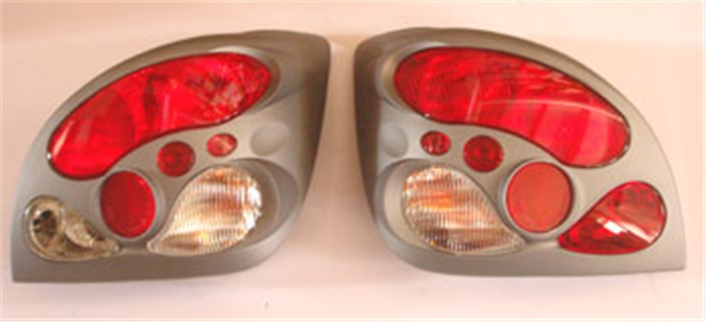 YEDEK PARÇAFord Fıesta- 00/02 Modifiye Stop Lambası Sağ/Sol Set 2 Parça Gri/Kırmızı/Beyaz -MEYDAN805-1530