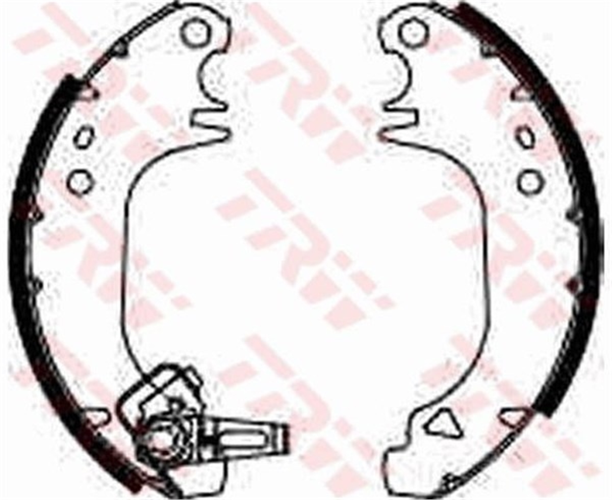 YEDEK PARÇAFREN BALATASI ARKA 4241L3 PSA SX/106/205/309 94-98 1.4 I-1.6 I TM TRW TRW GS8322TRWTRW GS8322