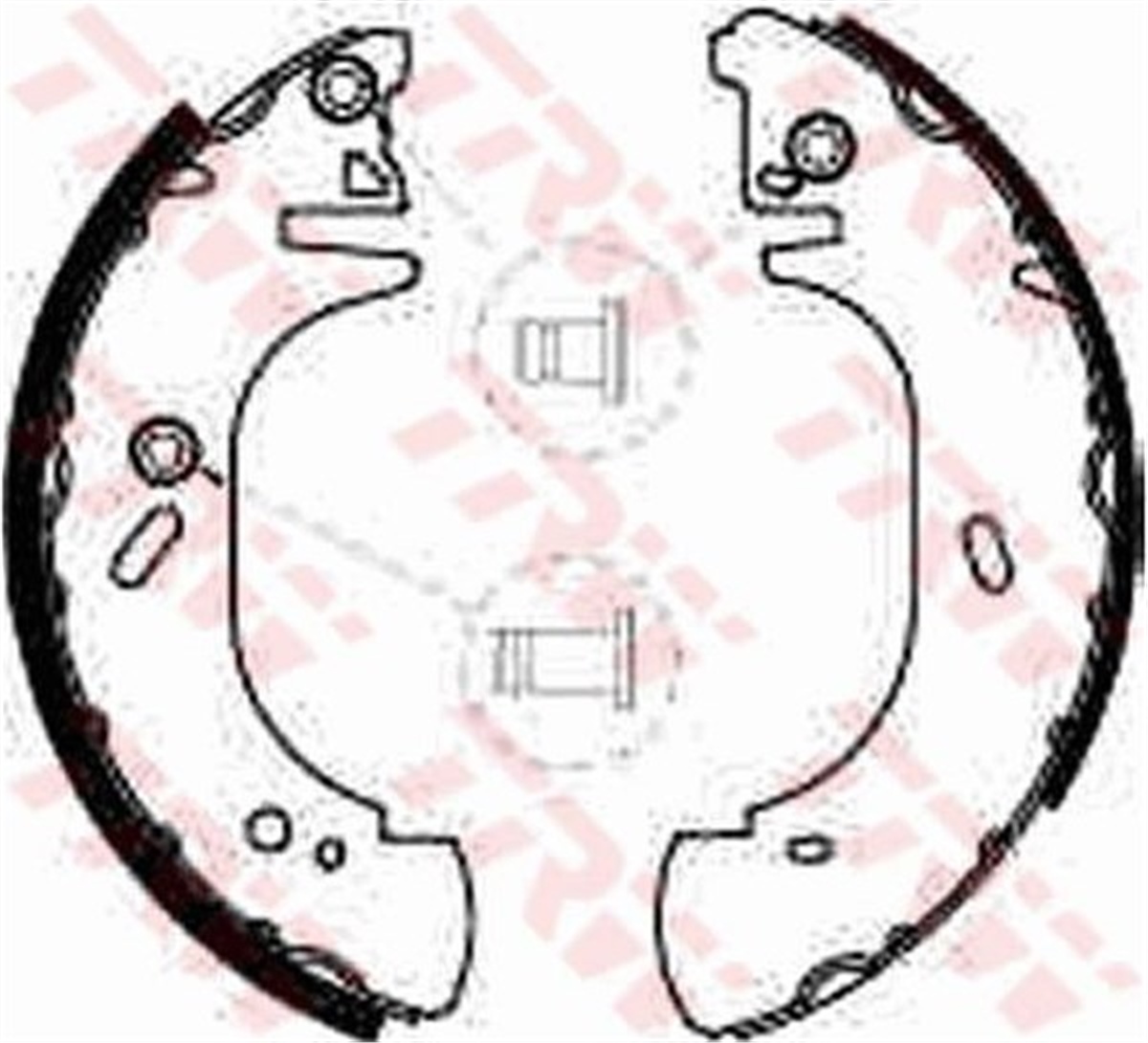 YEDEK PARÇAFREN BALATASI ARKA PABUCLU/AM94VX 2200 B2B 94VB 2200 BB FORD TRANSIT M15 93-00 BM TRW TRW GS8540TRWTRW GS8540