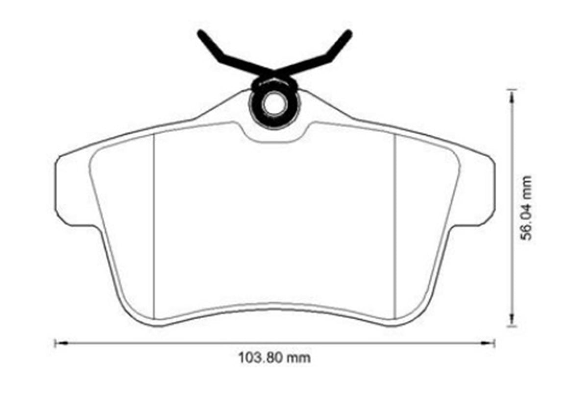 YEDEK PARÇAFREN BALATASI ARKA-PEUGEOT  3008 2009>>2016 PEUGEOT  5008 2009>>2017 PEUGEOT  RCZ 2010>>2015 PEUGEOT  508 2010>>2018 DS 4 2015>>2018 DS 5 2015>>2018 CITROEN  C4 II 2009>>2016           425446 -MGA-55629MGAMGA-55629