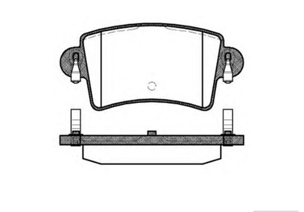 YEDEK PARÇAFREN BALATASI ARKA WVA 23669  RENAULT  MASTER II OPEL  MOVANO 01--  7701206763 -MGA-55144MGAMGA-55144