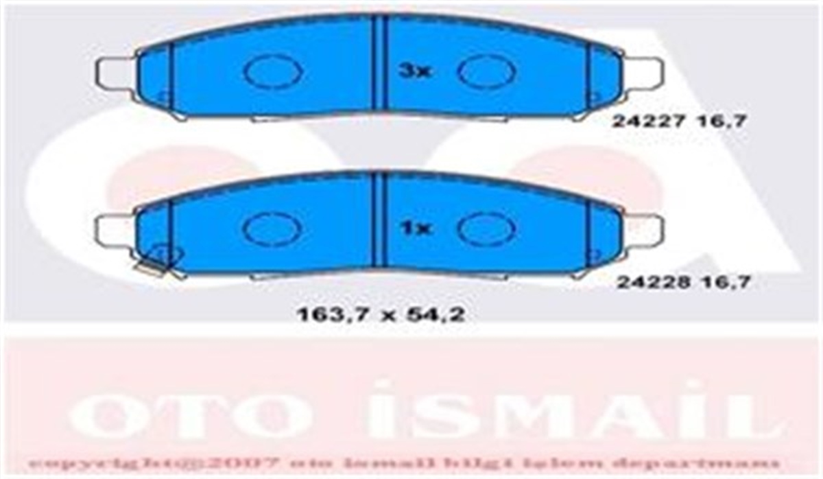 YEDEK PARÇAFREN BALATASI ÖN . 41060-EB326 JAPON NAVARA (D40) (16'' JANT) PATHFINDER 05-14 05-15 2.5 DCI TRW TRW GDB3404TRWTRW GDB3404