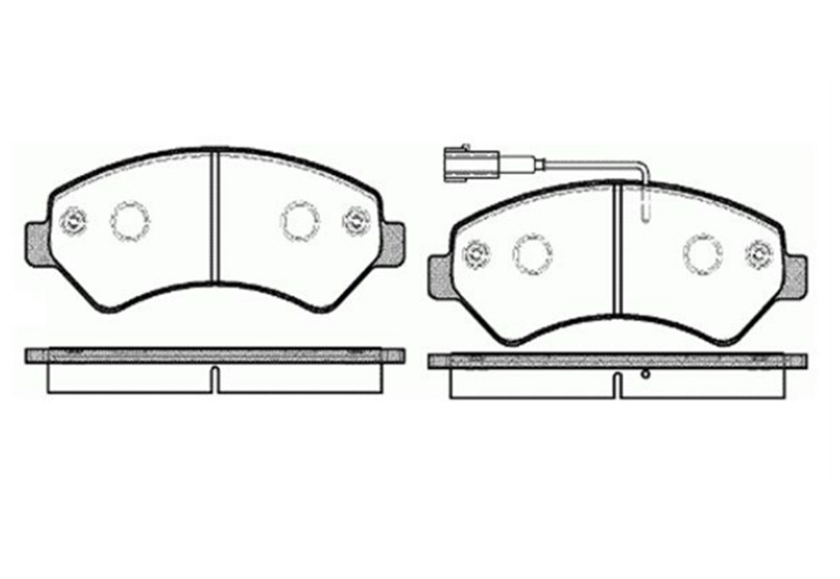YEDEK PARÇAFREN BALATASI ON WVA 29466  FIAT  DUCATO III 06>  77364318 -MGA-55123MGAMGA-55123