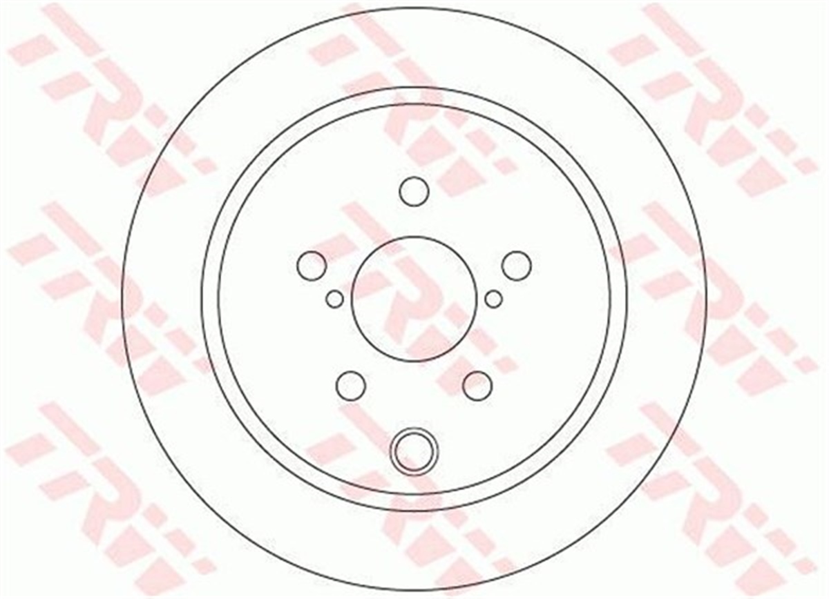 YEDEK PARÇAFREN DİSKİ ARKA FORESTER 2013 IMPREZA 2012 XV 2012 TRW DF6503TRWTRW DF6503