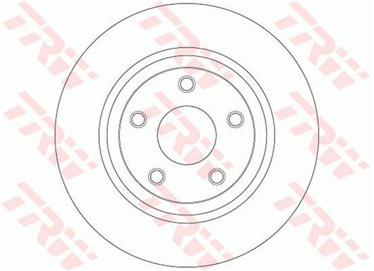 YEDEK PARÇAFREN DİSKİ ARKA GRAND CHEROKEE IV 2010 TRW DF6492TRWTRW DF6492