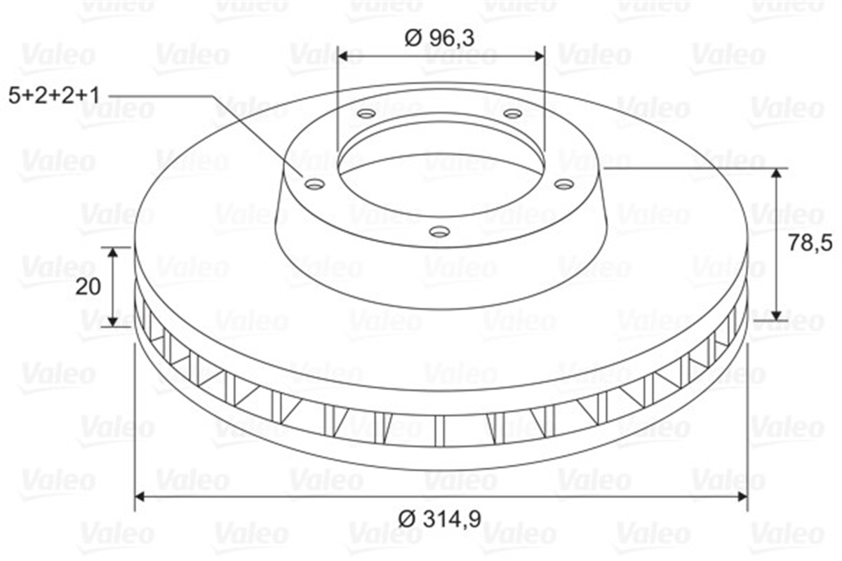 YEDEK PARÇAFREN DİSKİ ARKA X1 KIA SORENTO I VALEO 197729VALEOVALEO 197729