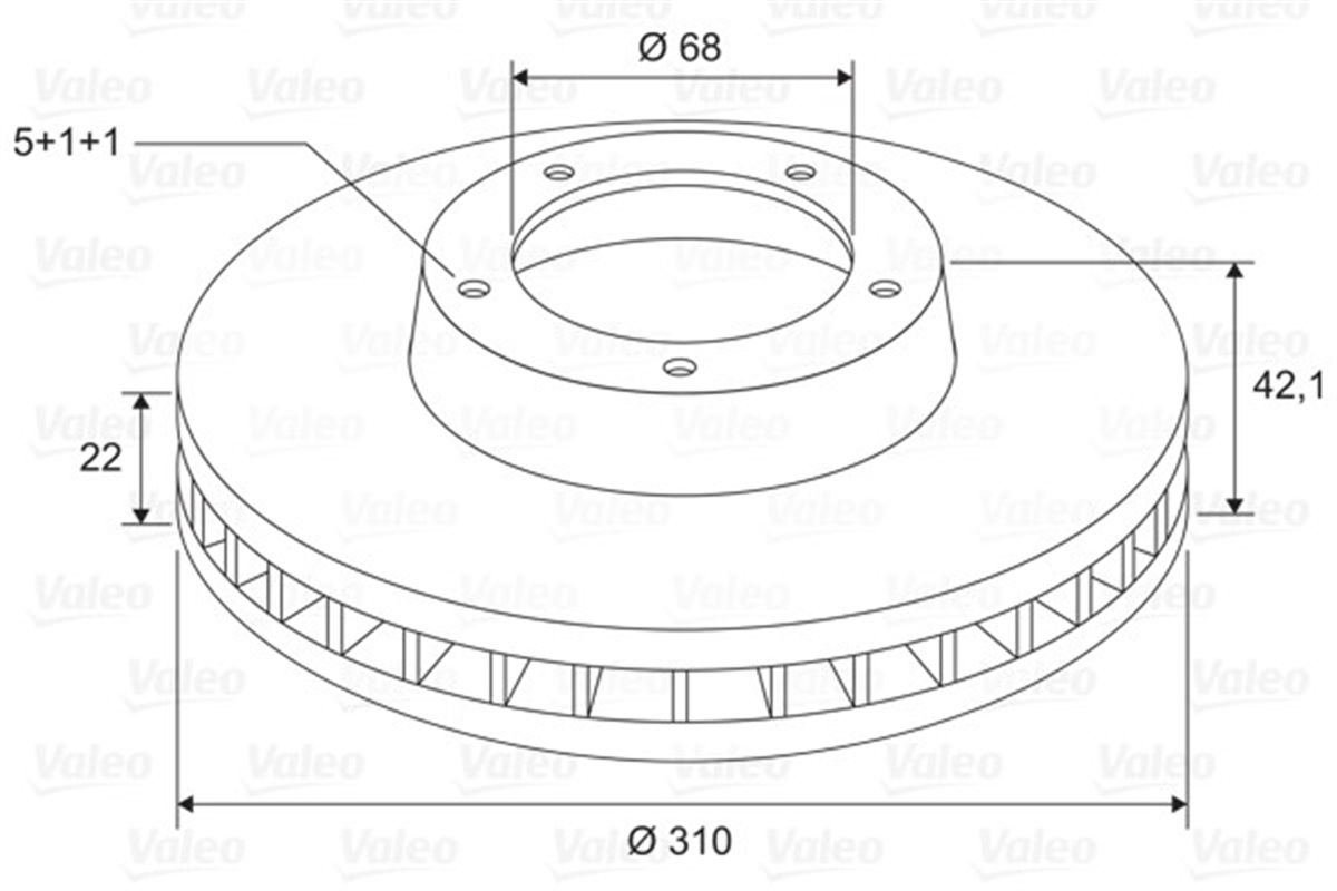 YEDEK PARÇAFREN DİSKİ ARKA X2 AUDI A8 VALEO 197725VALEOVALEO 197725