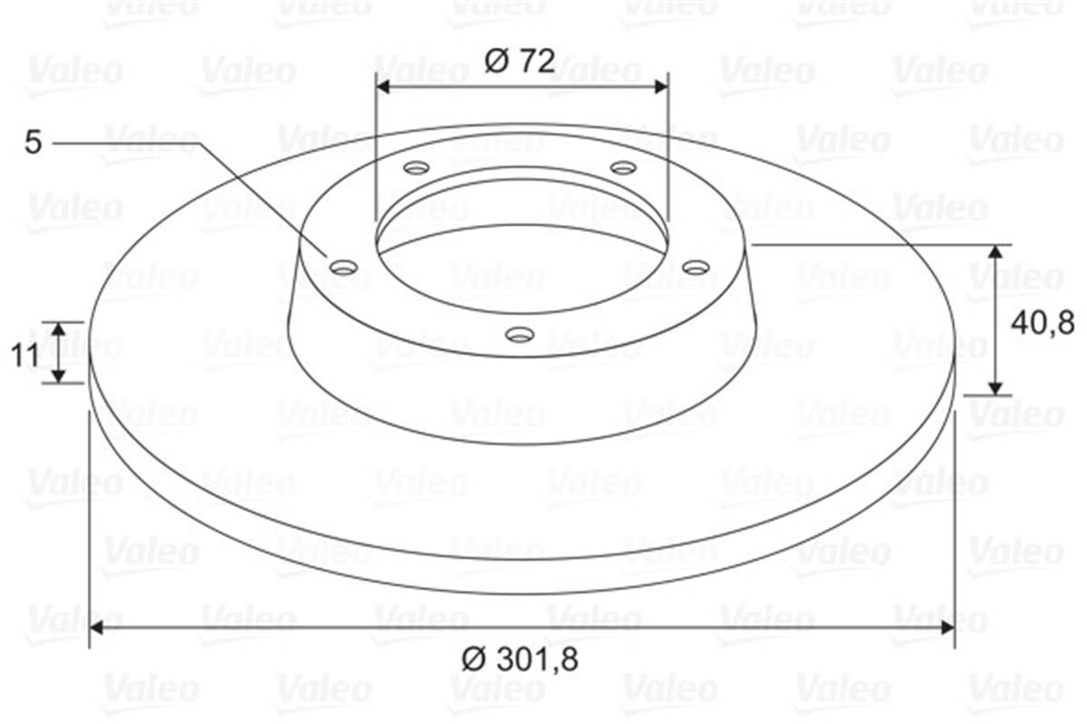 YEDEK PARÇAFREN DİSKİ ARKA X2 MAZDA 5 03.05 VALEO 197704VALEOVALEO 197704
