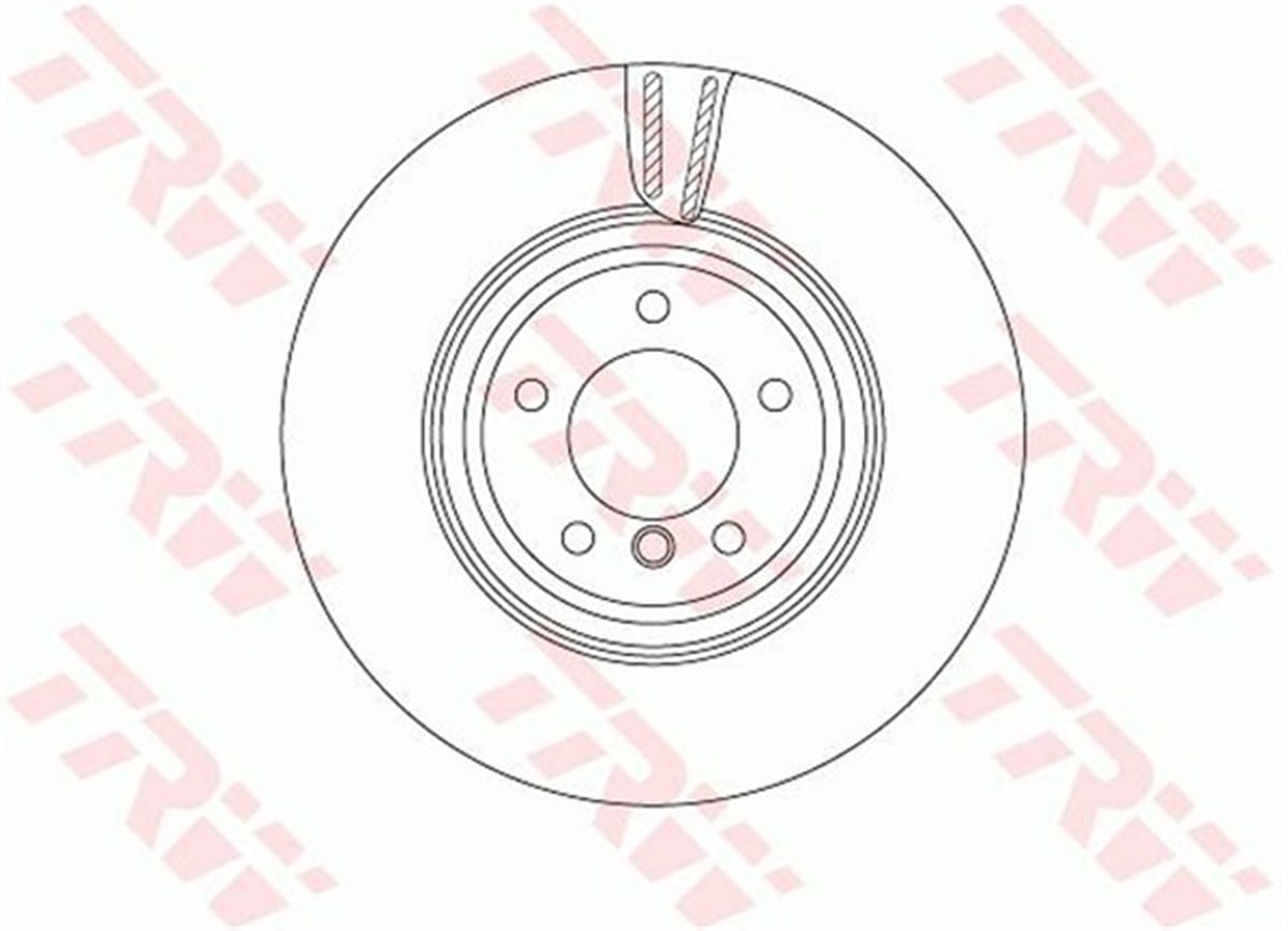 YEDEK PARÇAFREN DİSKİ ÖN 3 2005-2013-X1 2009-2015 TRW DF4775STRWTRW DF4775S