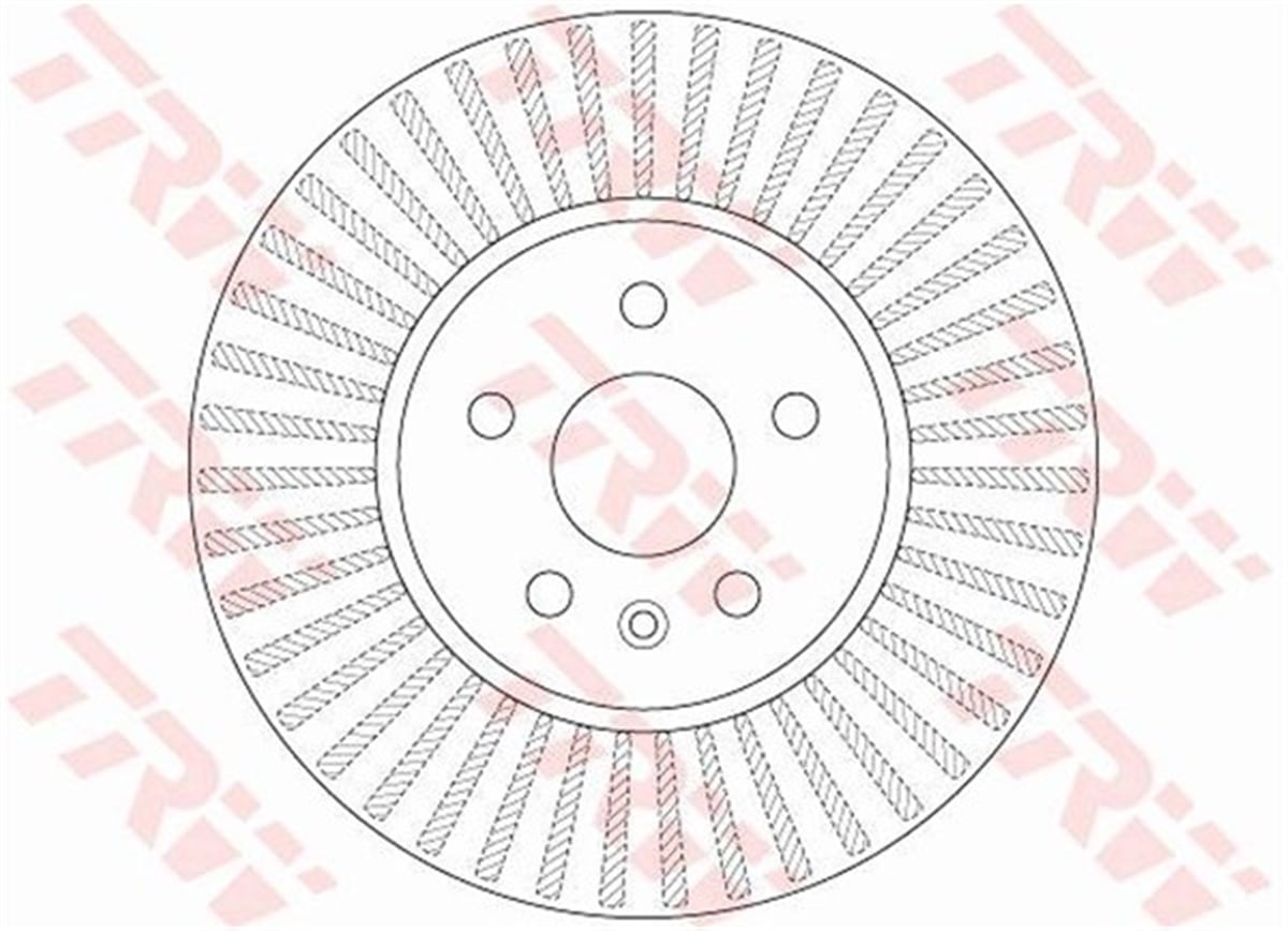 YEDEK PARÇAFREN DİSKİ ÖN 300MM ADET 569091 OPEL MOKKA TRAX 13- 13- TRW TRW DF6629TRWTRW DF6629