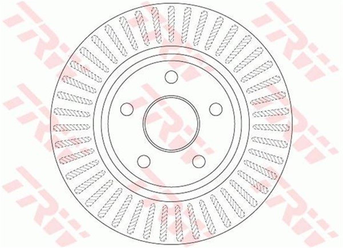 YEDEK PARÇAFREN DİSKİ ÖN COMMANDER 2005-2010-GRAND CHEROKEE II 2004-2005-GRAND CHEROKEE III 2005-2010 TRW DF6251TRWTRW DF6251