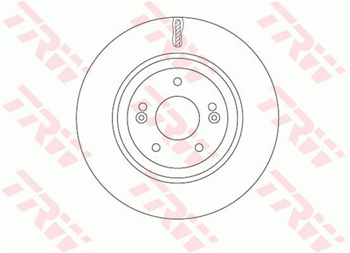 YEDEK PARÇAFREN DİSKİ ÖN HYUNDAI: İ40 VF 2012- İ40 CW VF 2011- İX35 LM-EL-ELH 2014- KIA: OPTIMA 2012- OP TRW DF7592TRWTRW DF7592