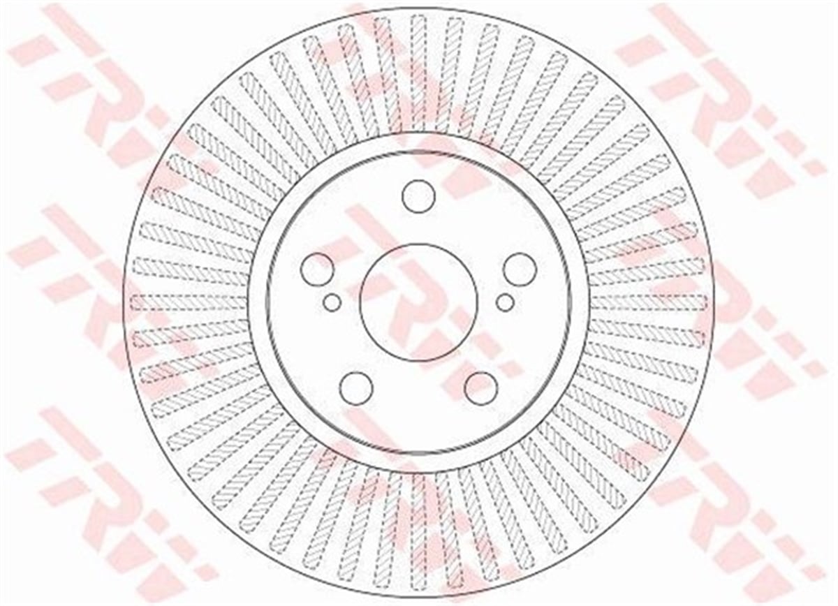 YEDEK PARÇAFREN DİSKİ ÖN URBAN CRUISER 2009 VERSO S 2010 TRW DF6234TRWTRW DF6234