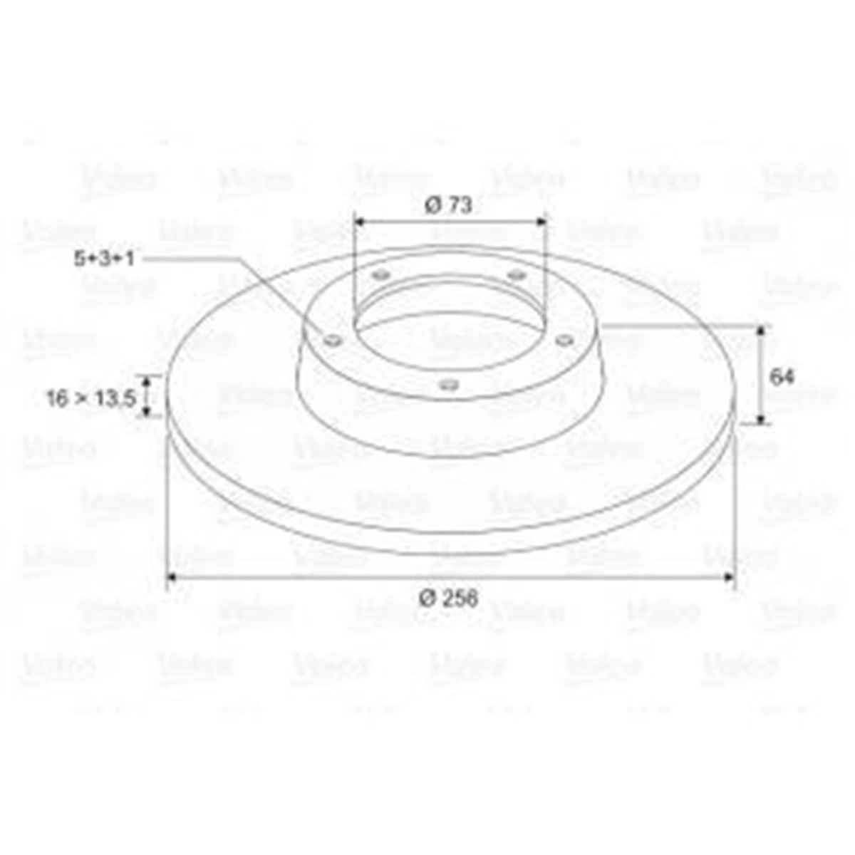YEDEK PARÇAFREN DİSKİ ÖN X2 CITROEN C25 S RİE 2 9-1990 2-1994 1.9 TD ; C25 S RİE 2 9-1990 2-1994 1.8. 1 VALEO 186206VALEOVALEO 186206