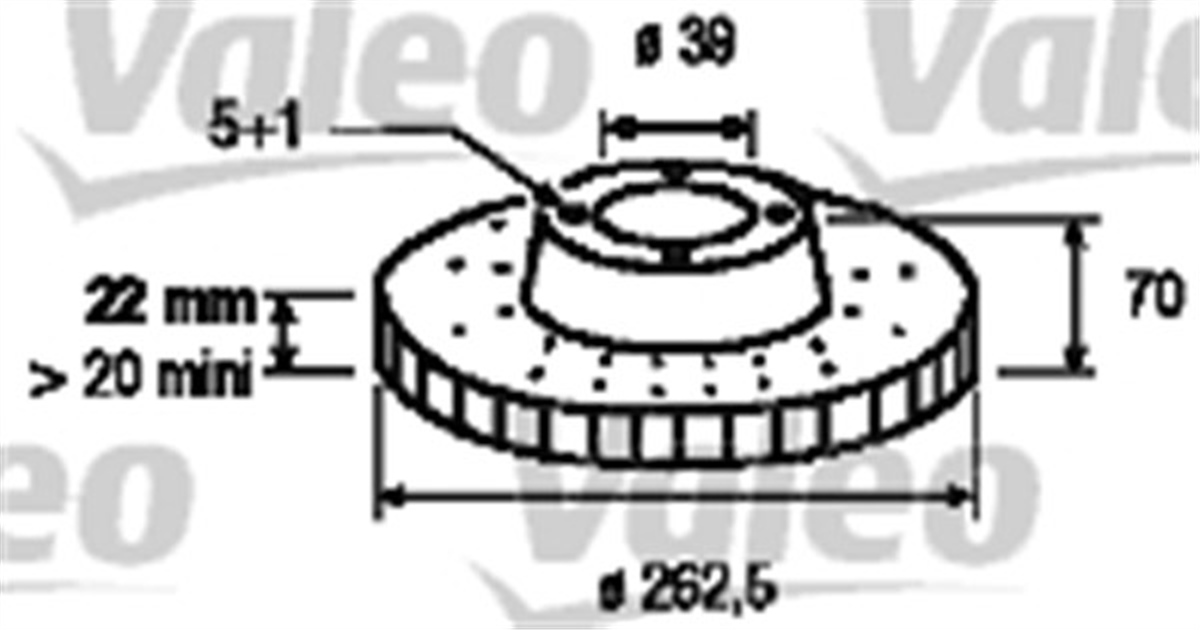 YEDEK PARÇAFREN DİSKİ ÖN X2 VOLVO 740 7-1984 8-1992 2.0. 2.3. 2.4 D. 2.4 TD VALEO 186776VALEOVALEO 186776