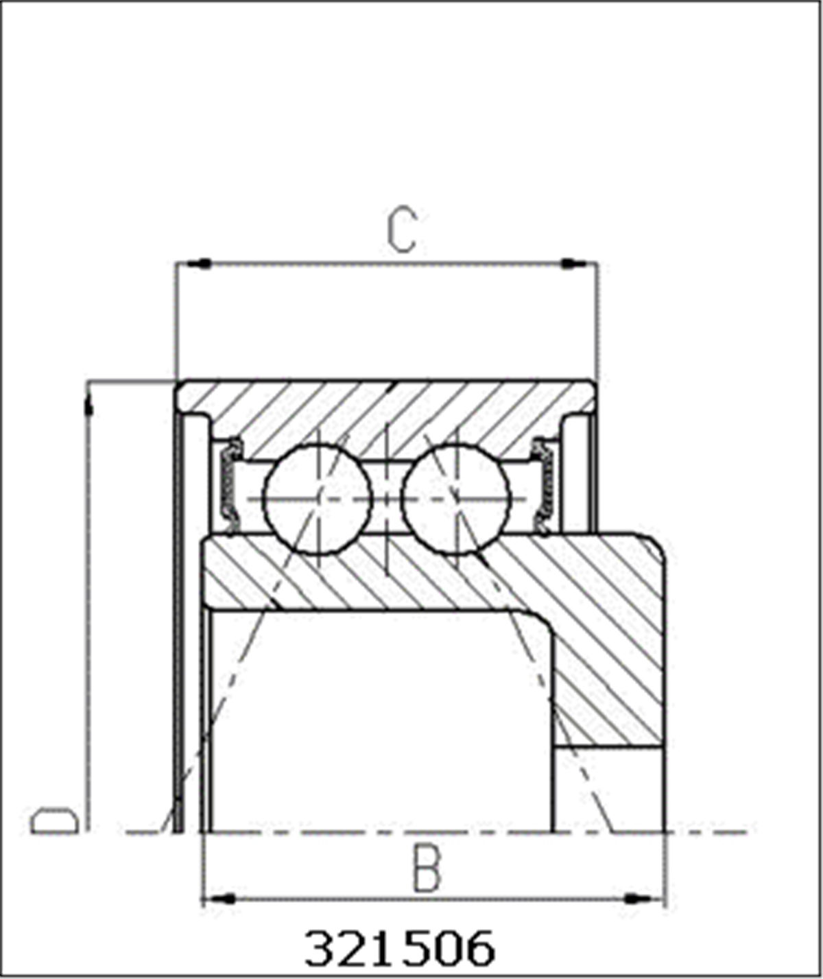 YEDEK PARÇAGERGİ RULMANI DOBLO/MAREA/PALİO/SİENA 1.6ORSORS-321506