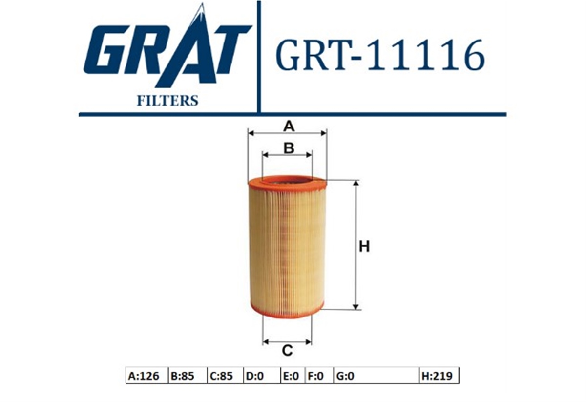 YEDEK PARÇAHAVA FILTRESI  RENAULT R19 1.4I-R21-CONCORDE-MEGANE 16I 7701348175 -GRT-11116GRATGRT-11116