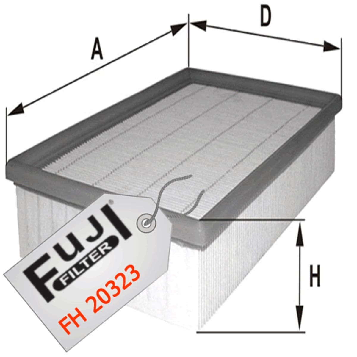 YEDEK PARÇAHAVA FİLTRESİ TRANSİT 2.2 V347 2007>FUJİ*FH-20323