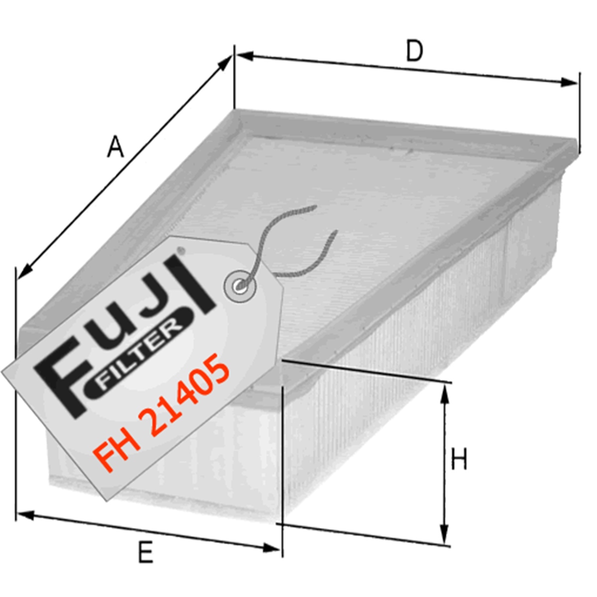 YEDEK PARÇAHAVA FİLTRESİ ÜÇGEN MEGANE/LAGUNAFUJİ*FH-21405
