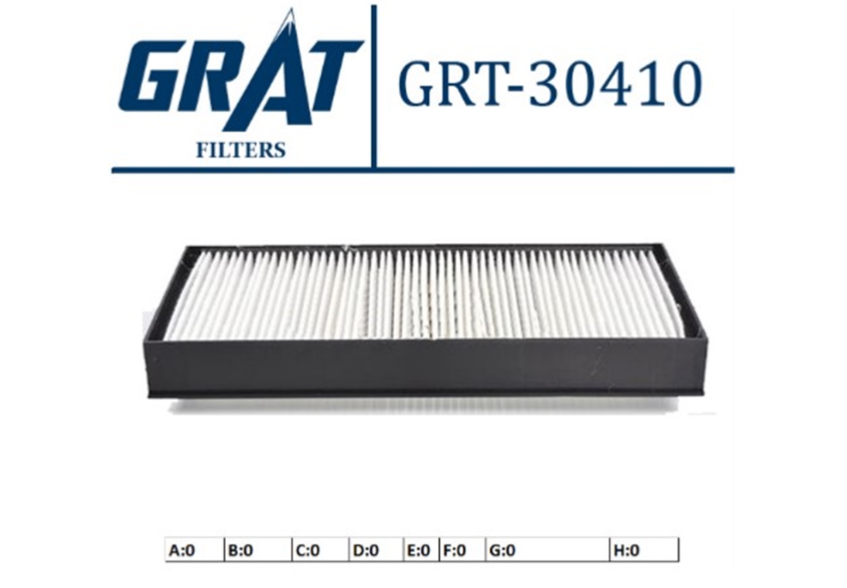YEDEK PARÇAKABIN FILTRESI 2 LI  BMW X5-E70 / X6-E71   -GRT-30410GRATGRT-30410