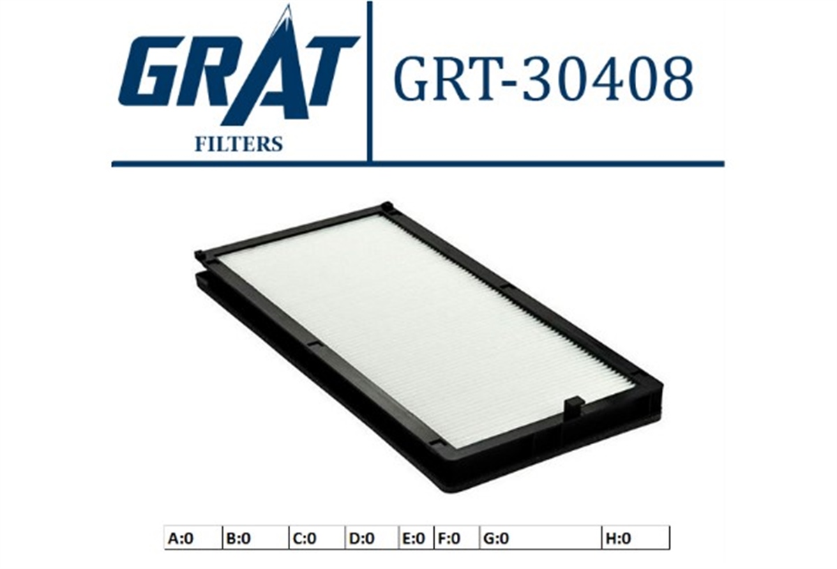 YEDEK PARÇAKABIN FILTRESI  BMW 518I-520I-524td-525I-525td-530I-535I-540I 89-96   -GRT-30408GRATGRT-30408