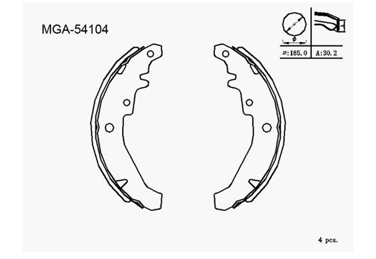 YEDEK PARÇAKAMPANA BALATA  FIAT PALIO SIENA ALBEA 96 - 02 7081572 -MGA-54104MGAMGA-54104