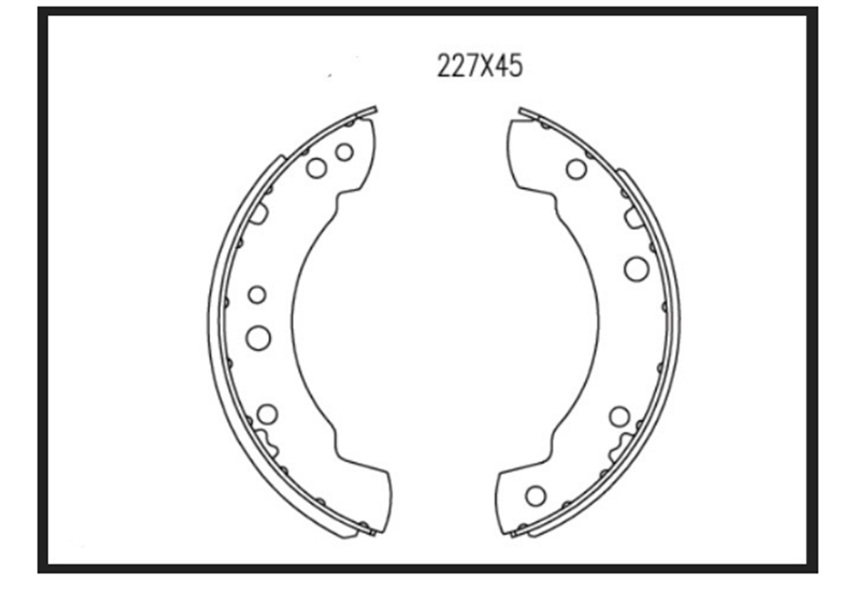 YEDEK PARÇAKAMPANA BALATA  FORD TRANSIT D 2.5 86 - 89 73VB2200AA -MGA-54158MGAMGA-54158