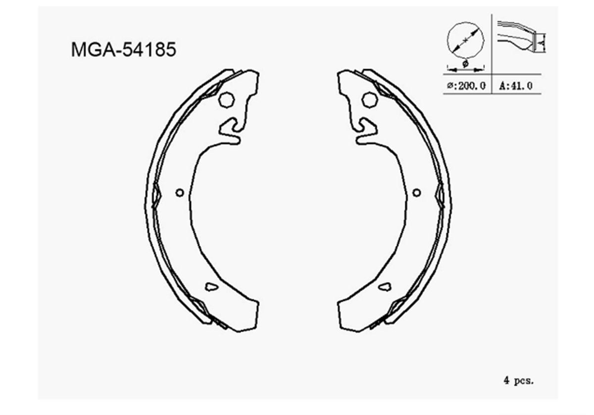 YEDEK PARÇAKAMPANA BALATA  LADA VEGA SAMARA 91 - 05 21083502090 -MGA-54185MGAMGA-54185