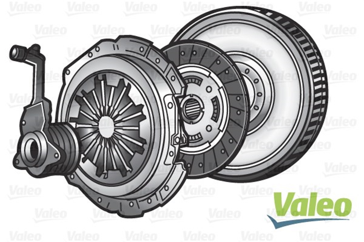YEDEK PARÇAKIT 4P DEBRIYAJ TAKIMI VOLANLI FORD FOCUS I - 1.6 TDCI-CITROEN C4 VALEO 845189VALEOVALEO 845189