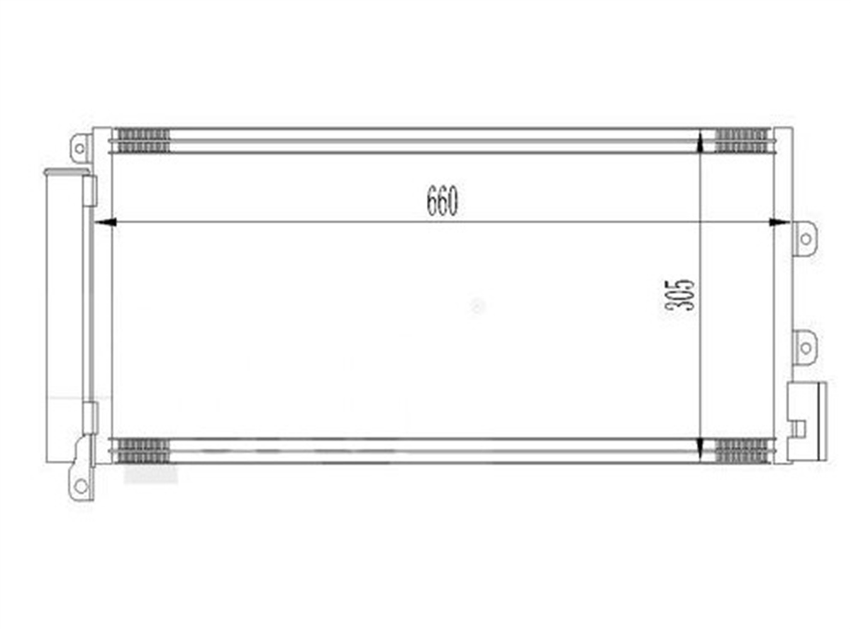 YEDEK PARÇAKLIMA RADYATORU (FIAT: LINEA 1.3 JTD 1.4 T-JET 06.07> )MGAMGA-82224
