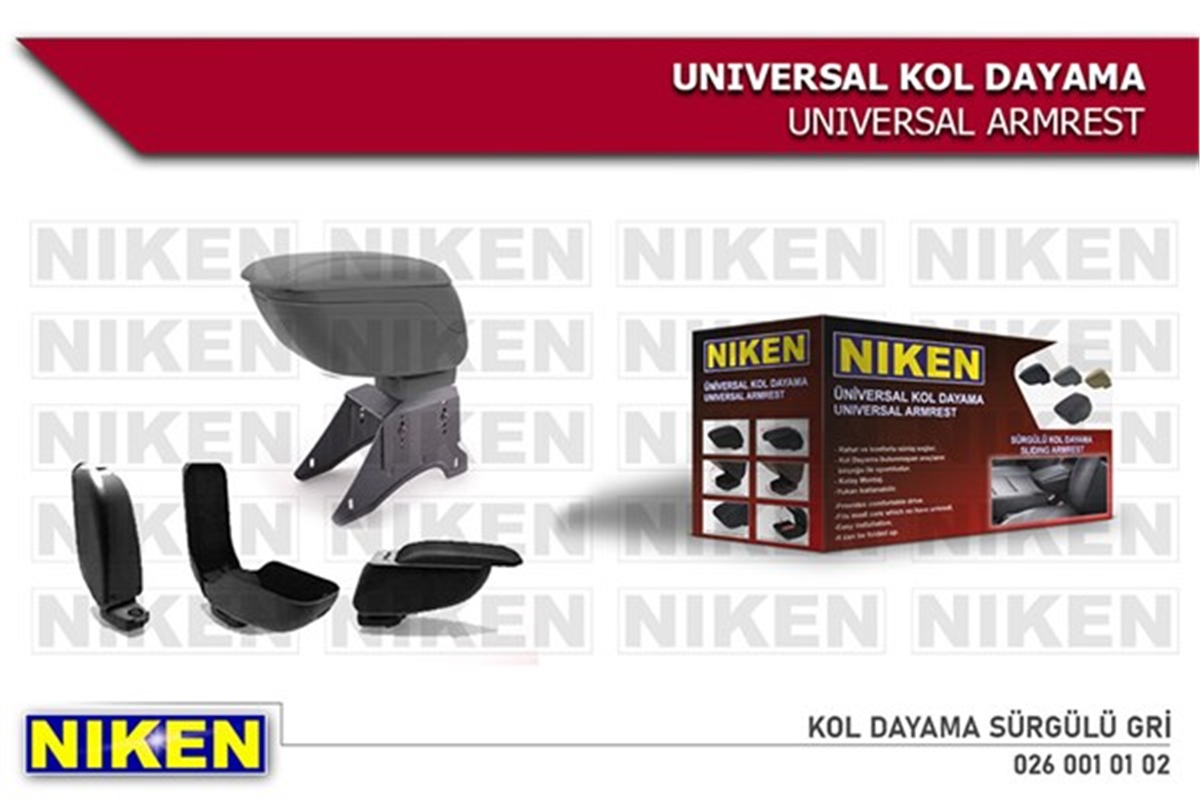 YEDEK PARÇAKOL DAYAMA SÜRGÜLÜ GRİ NIKEN 0260010102NIKENNIKEN 0260010102