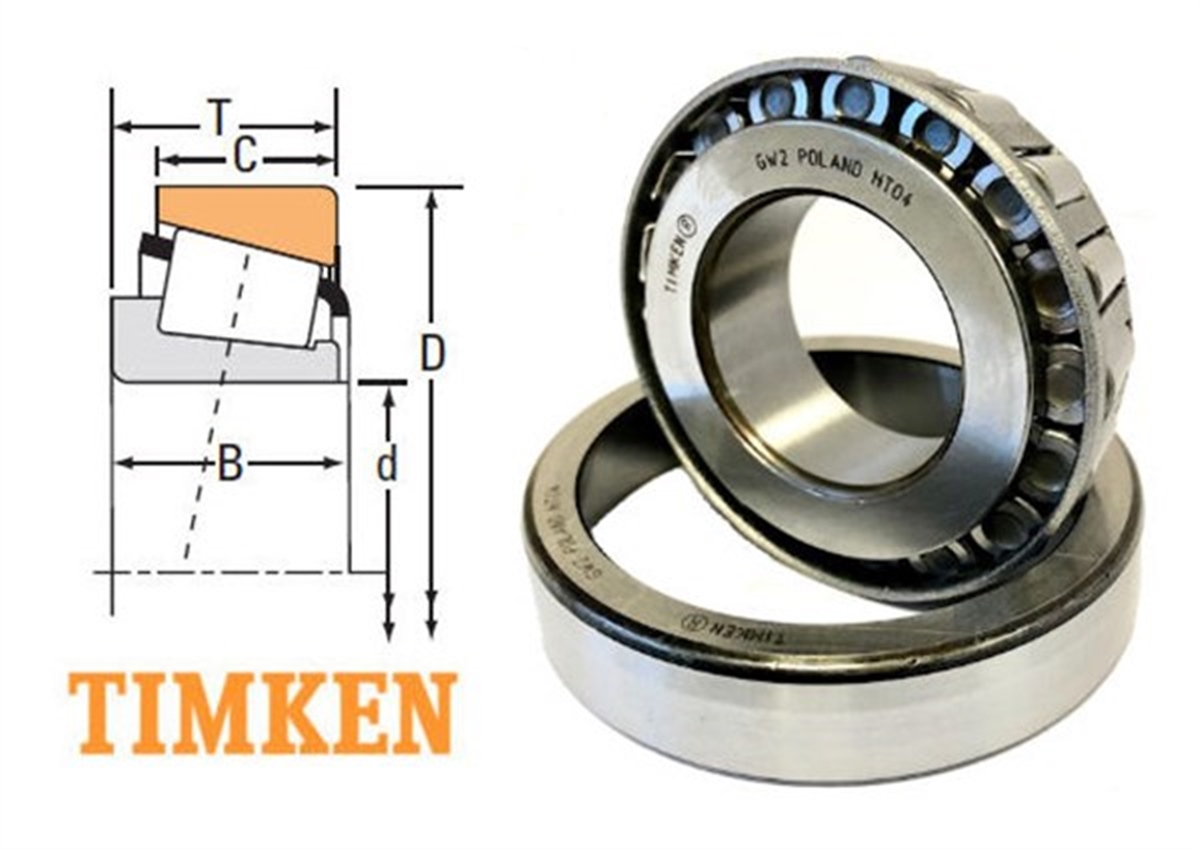 YEDEK PARÇAKONİK MAKARALI RULMAN 25X47X15 TIMKEN 32005XTIMKENTIMKEN 32005X