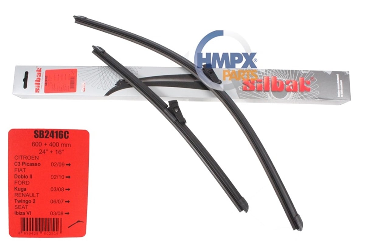 YEDEK PARÇAKUGA  08>12 ÖN SİLECEK SÜPÜRGE TAKIM : MUZ TİPİ (600 MM+400 MM SIL GV4J S17528 AA SB2416CPARCAWORLDSIL GV4J S17528 AA