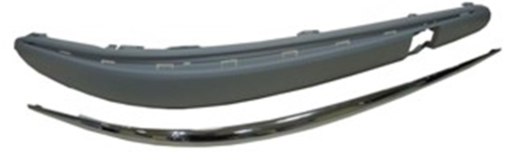 YEDEK PARÇAMercedes E Class- W211- 03/06 Ön Tampon Bandı Sağ Gri Astarlı/Nikelaj Çıtalı Sensör Deliksiz 2118800612MEYDAN2152-2011