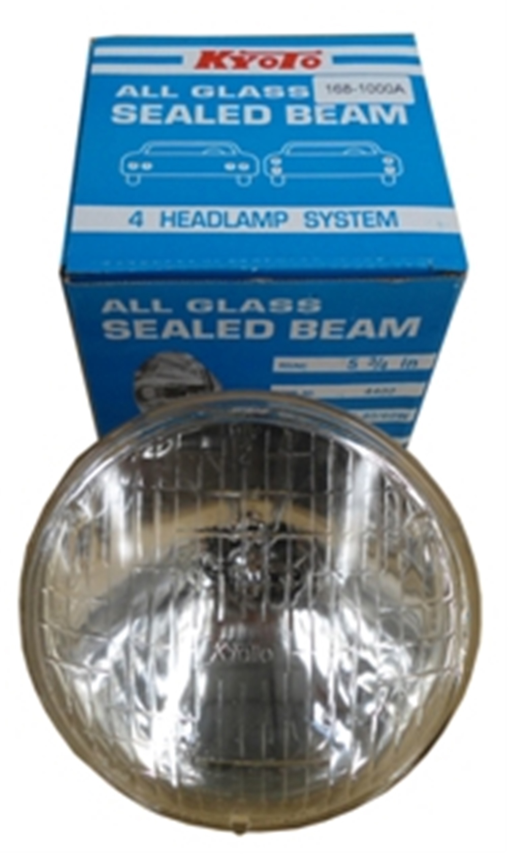 YEDEK PARÇAMıtsubıshı Canter- Fe444- 90/97 Atom Far Lambası Dış Yuvarlak Kısa/Uzun 3Fiş 24Volt (Kyoto) -MEYDAN167-1000A