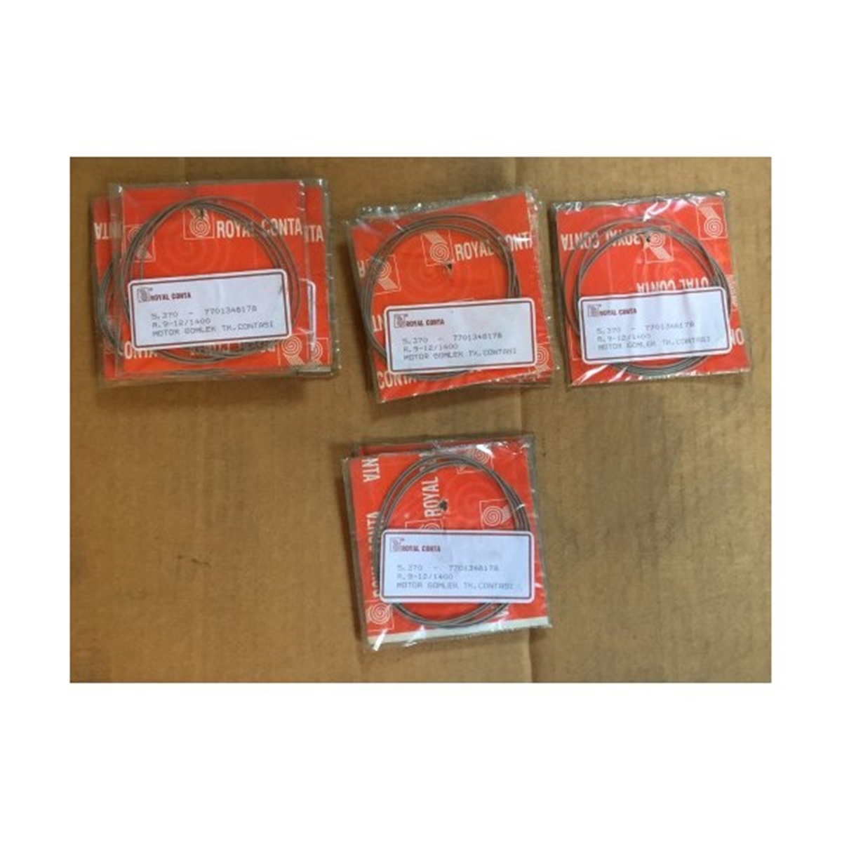YEDEK PARÇAMOTOR GÖMLEK TAKIM GRİ SLİKON R9-R12 1400 ROYAL H78990ROYALROYAL H78990