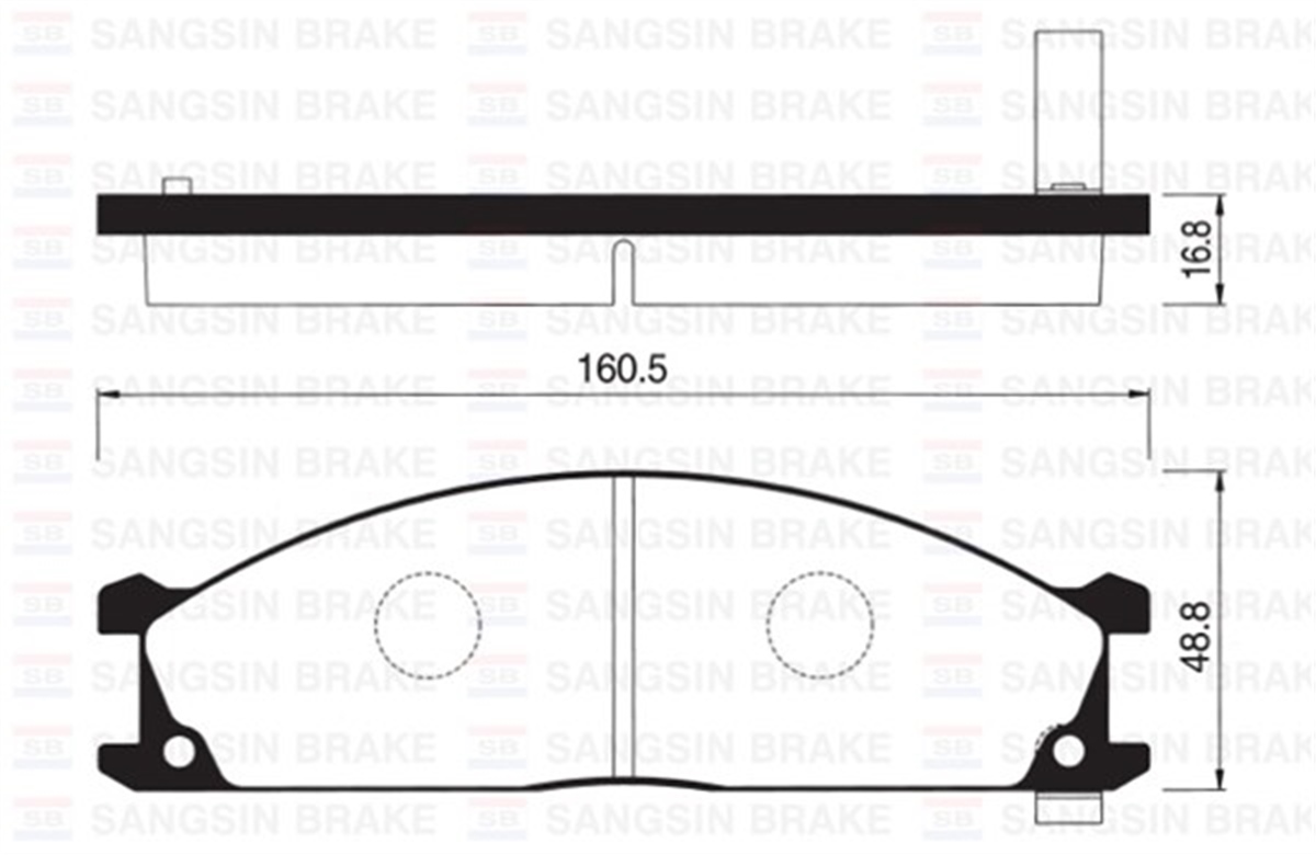 YEDEK PARÇAÖN BALATA PICK-UP KING CAB D22 2.4 2.5D Dİ 2.5TD 3.2D 98 VANETTA 86-95 GDB766 SANGSIN SP1140SANGSINSANGSIN SP1140