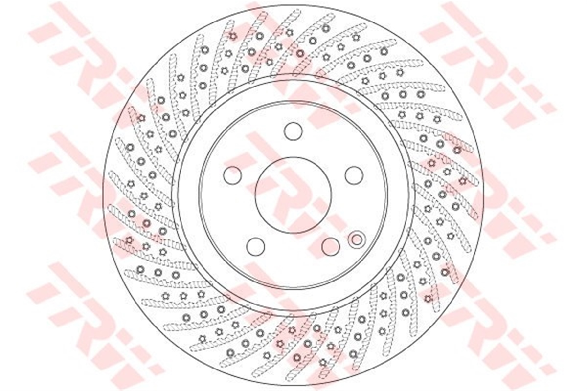 YEDEK PARÇAÖN FREN AYNASI E280-E350-E350 CGI-E500-E280 CDI 02-08 SL R230 280-300-350 01-12 HAVA KANALLI TRW DF6433STRWTRW DF6433S