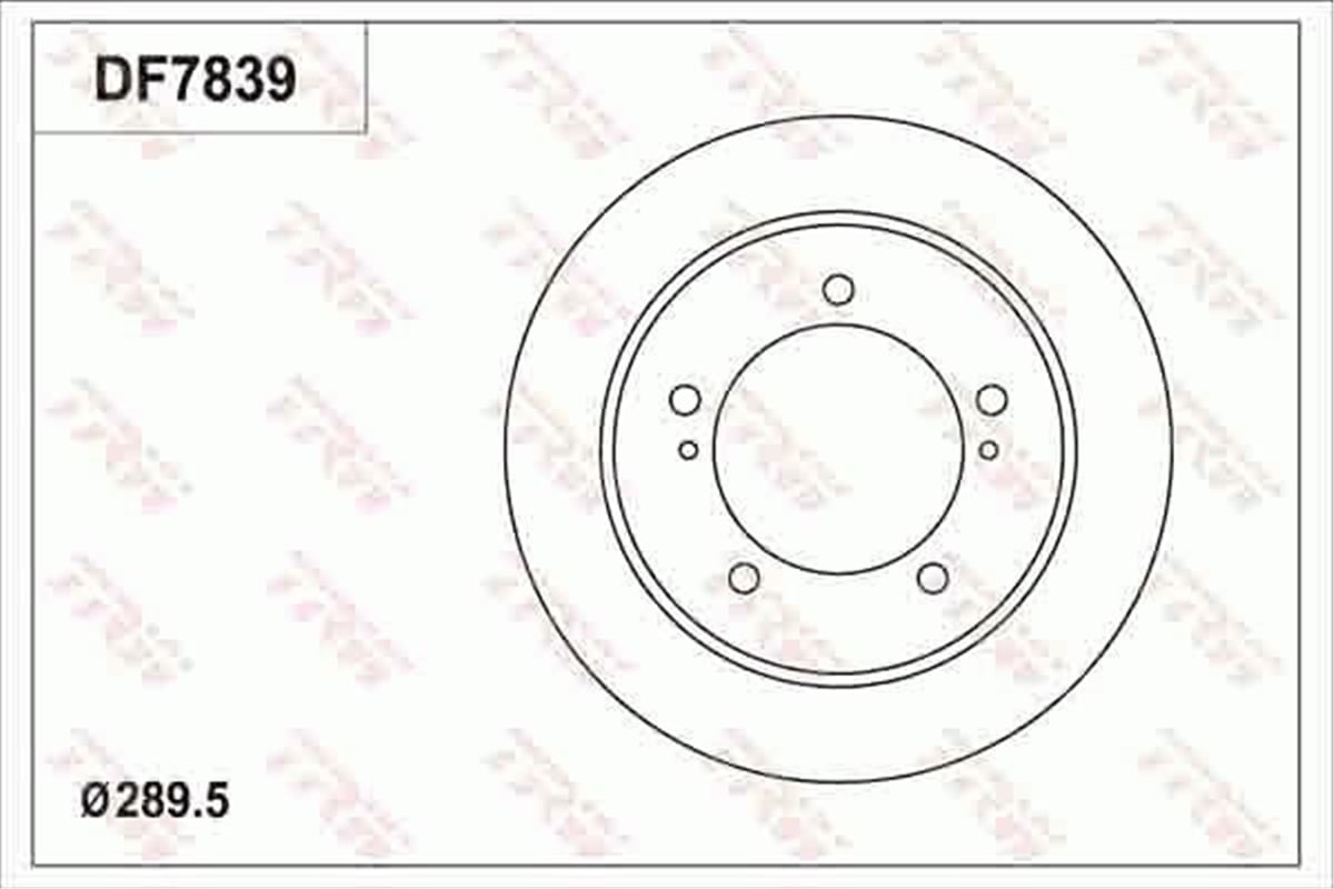 YEDEK PARÇAÖN FREN AYNASI JIMNY SUV 98 TRW DF7839TRWTRW DF7839