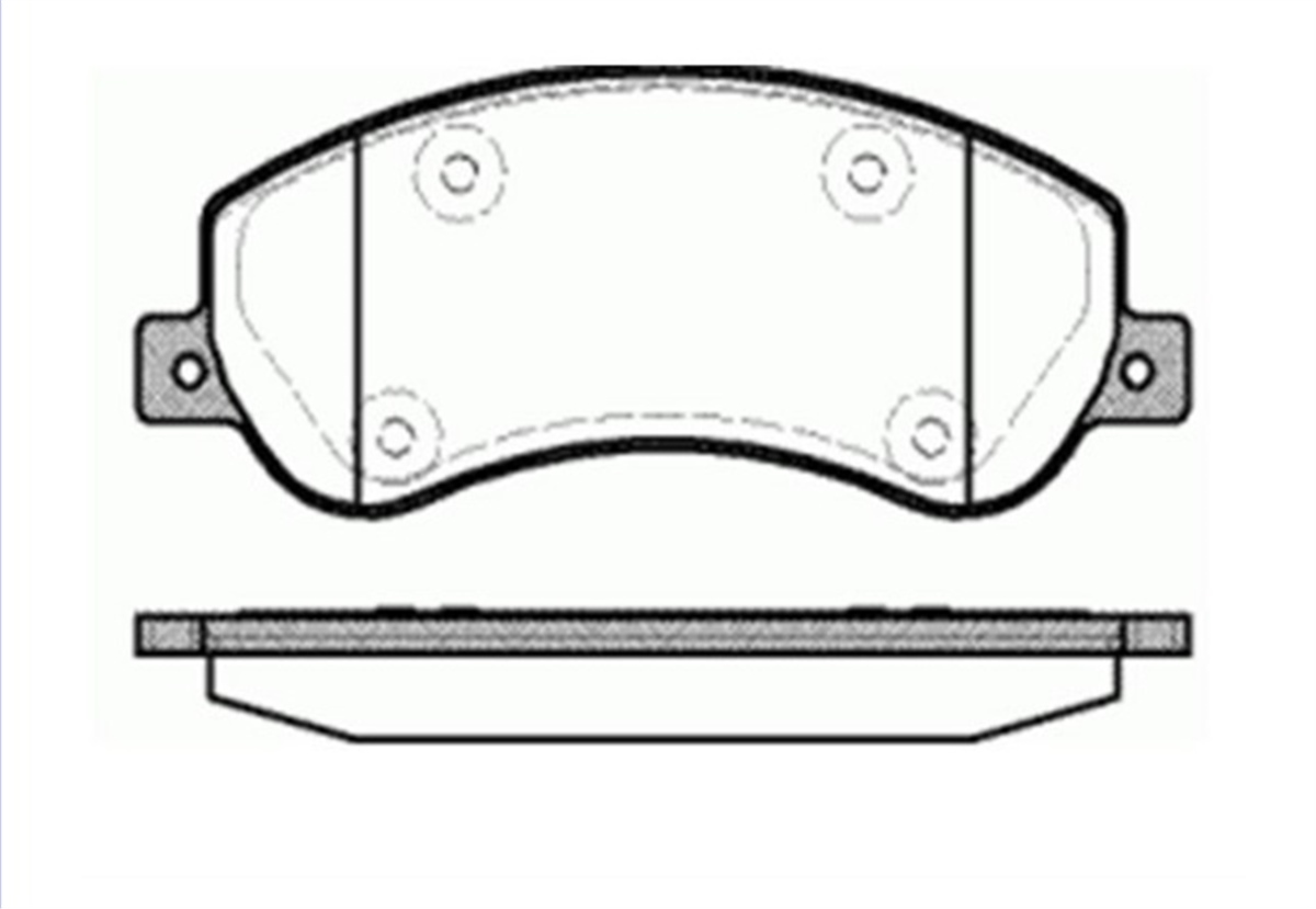 YEDEK PARÇAÖN FREN DİSK BALATA FİŞLİ  FORD  TRANSİT V347 06-  VW AMAROK 10-  6C11 2K021 AC -MGA-55259MGAMGA-55259