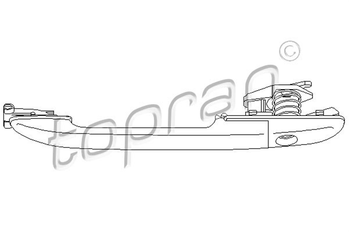 YEDEK PARÇAÖN KAPI SAĞ SOL BAGAJ AÇMA KOLU LT35 TOPRAN 109911755TOPRANTOPRAN 109911755