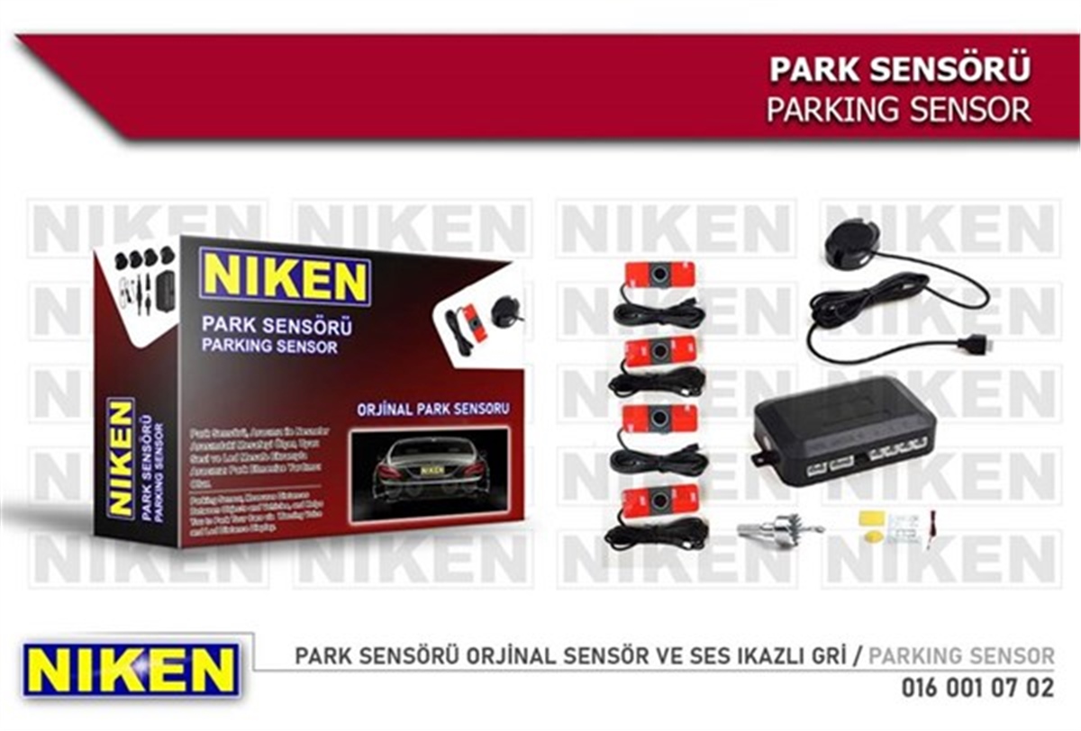 YEDEK PARÇAPARK SENSÖRÜ ORJİNAL SENSÖR VE SES IKAZLI GRİ NIKEN 0160010702NIKENNIKEN 0160010702