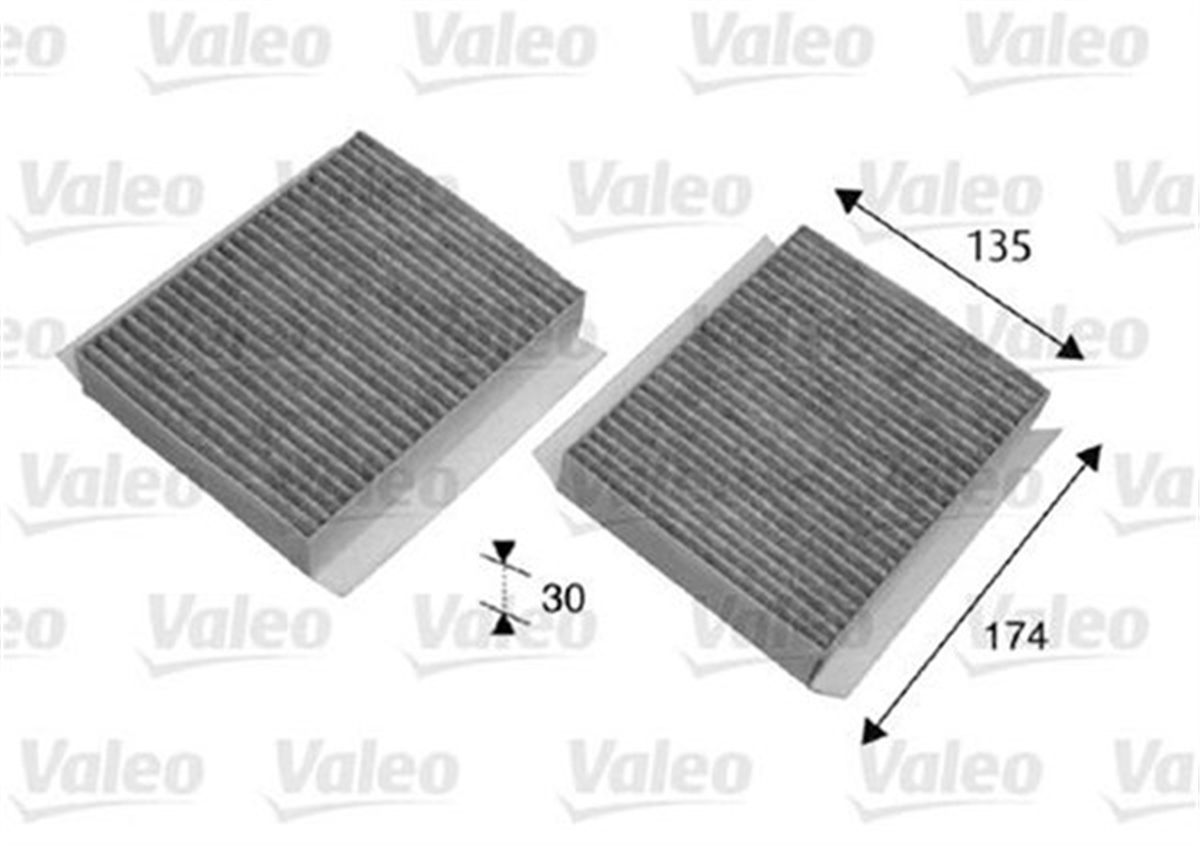 YEDEK PARÇAPOLEN FİLTRESİ ALFA 147-156 1.9JTD-1.6 16V-2.0-2.4JTD KARBONLU VALEO 698747VALEOVALEO 698747