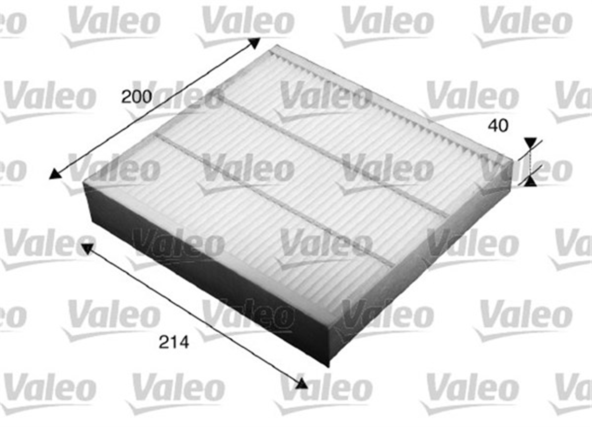 YEDEK PARÇAPOLEN FİLTRESİ ALFA 159 05-11 BRERA 06 SPIDER 06 VALEO 715532VALEOVALEO 715532