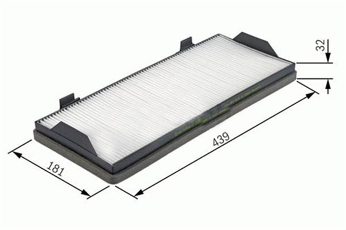 YEDEK PARÇAPOLEN FİLTRESİ ATEGO I 1823-2633 -AXOR I-AXOR II- ECONIC CU4469 SARDES SC693SARDESSARDES SC693