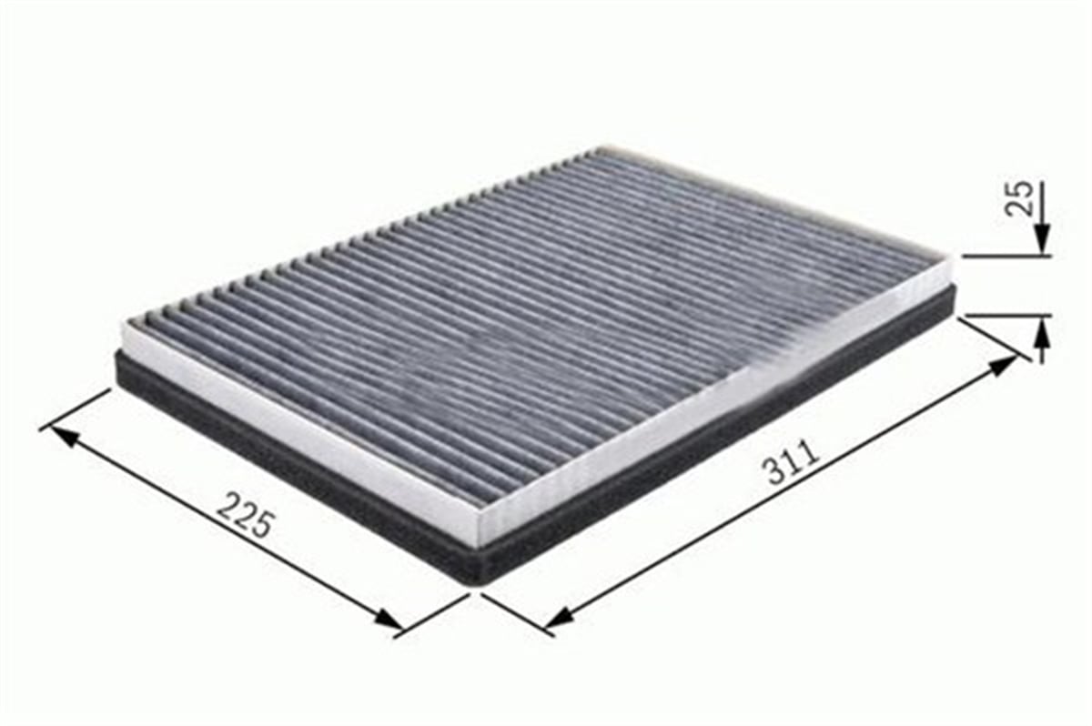 YEDEK PARÇAPOLEN FİLTRESİ DAF 95XF CU3132 SARDES SC626SARDESSARDES SC626
