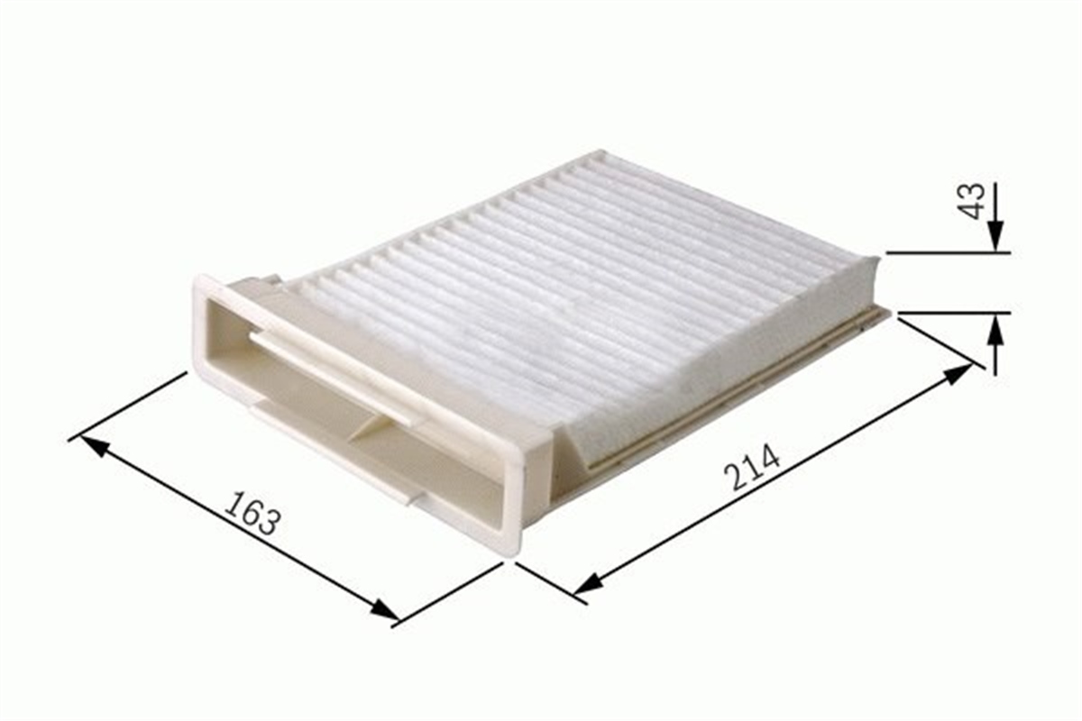 YEDEK PARÇAPOLEN FİLTRESİ P107-C1 1.0-1.4 HDI 06-05 SARDES SC733SARDESSARDES SC733